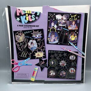 Memory Kits 6 Page Scrapbook Kit 12x12 Black Gel Friendship